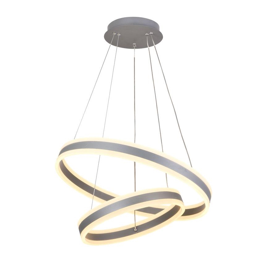LED Zatemnitveni lestenec na vrvici LED/135W/230V 3000-6500K pr. 60 cm + Daljinski upravljalnik