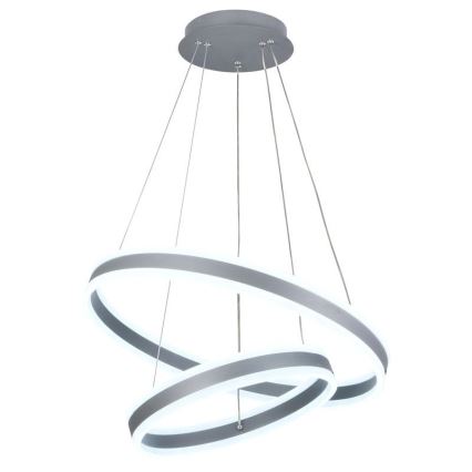 LED Zatemnitveni lestenec na vrvici LED/135W/230V 3000-6500K pr. 60 cm + Daljinski upravljalnik