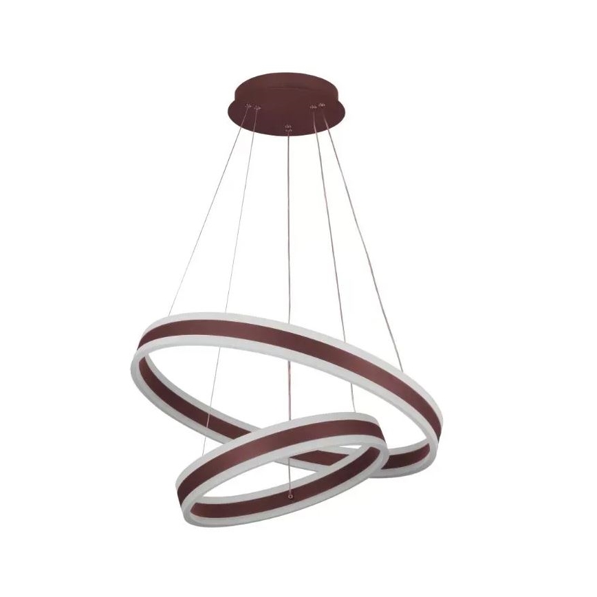 LED Zatemnitveni lestenec na vrvici LED/135W/230V 3000-6500K pr. 60 cm + Daljinski upravljalnik