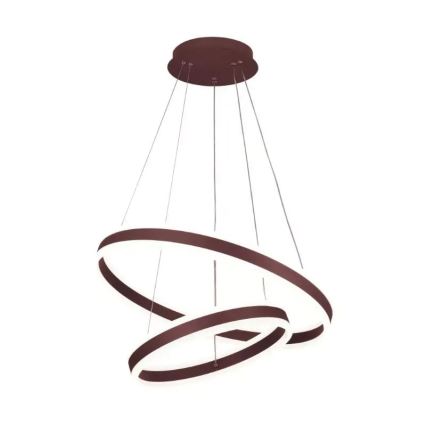 LED Zatemnitveni lestenec na vrvici LED/135W/230V 3000-6500K pr. 60 cm + Daljinski upravljalnik