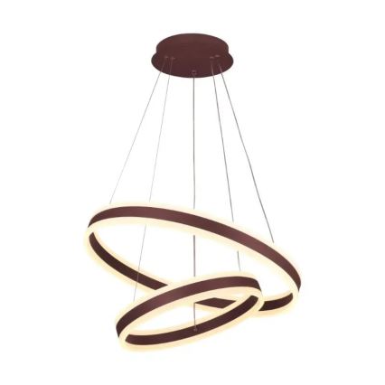 LED Zatemnitveni lestenec na vrvici LED/135W/230V 3000-6500K pr. 60 cm + Daljinski upravljalnik