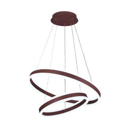 LED Zatemnitveni lestenec na vrvici LED/135W/230V 3000-6500K pr. 60 cm + Daljinski upravljalnik