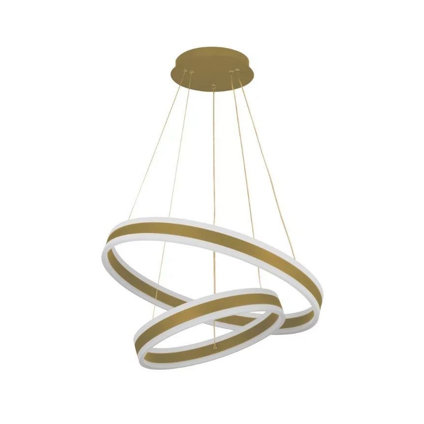 LED Zatemnitveni lestenec na vrvici LED/135W/230V 3000-6500K pr. 60 cm + Daljinski upravljalnik