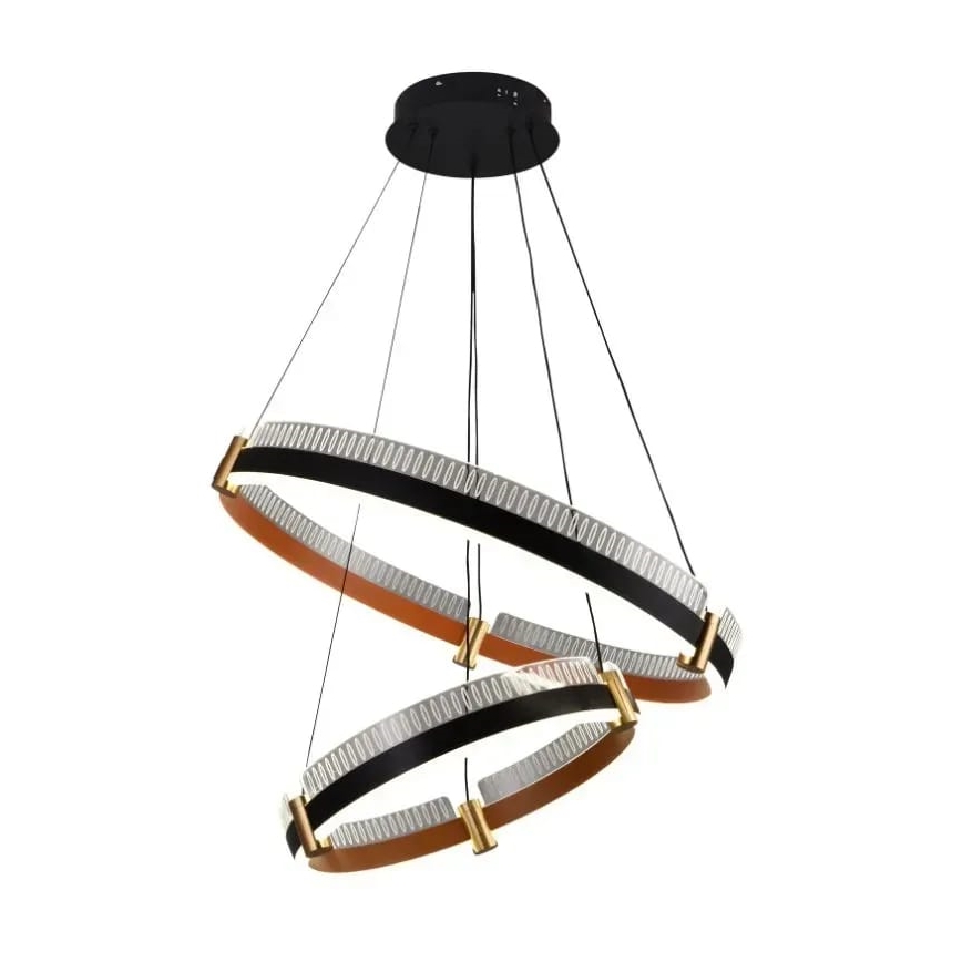 LED Zatemnitveni lestenec na vrvici LED/140W/230V 3000-6500K + Daljinski upravljalnik