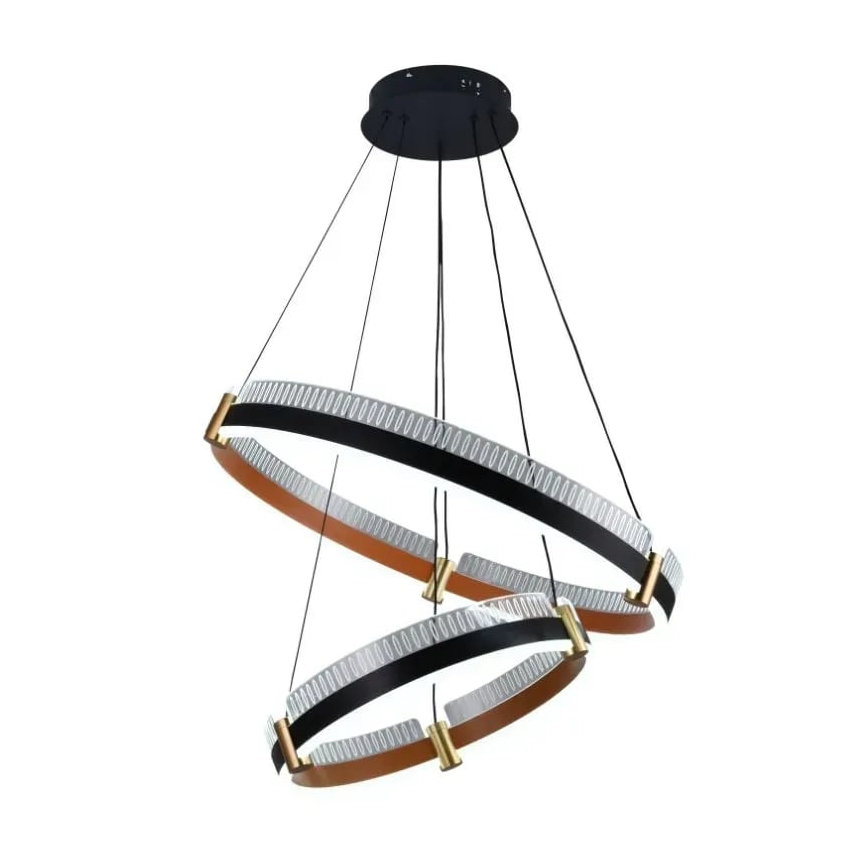 LED Zatemnitveni lestenec na vrvici LED/140W/230V 3000-6500K + Daljinski upravljalnik
