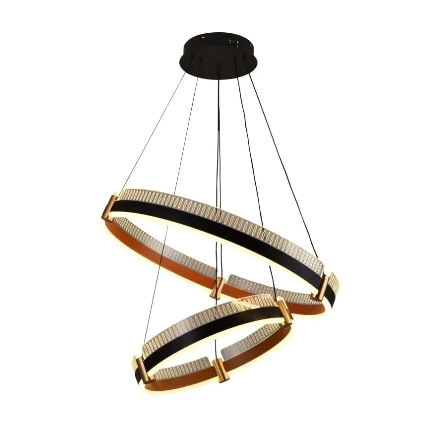 LED Zatemnitveni lestenec na vrvici LED/140W/230V 3000-6500K + Daljinski upravljalnik