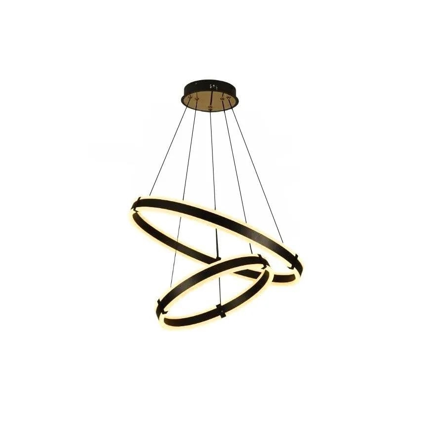 LED Zatemnitveni lestenec na vrvici LED/140W/230V 3000-6500K pr. 60 cm + Daljinski upravljalnik