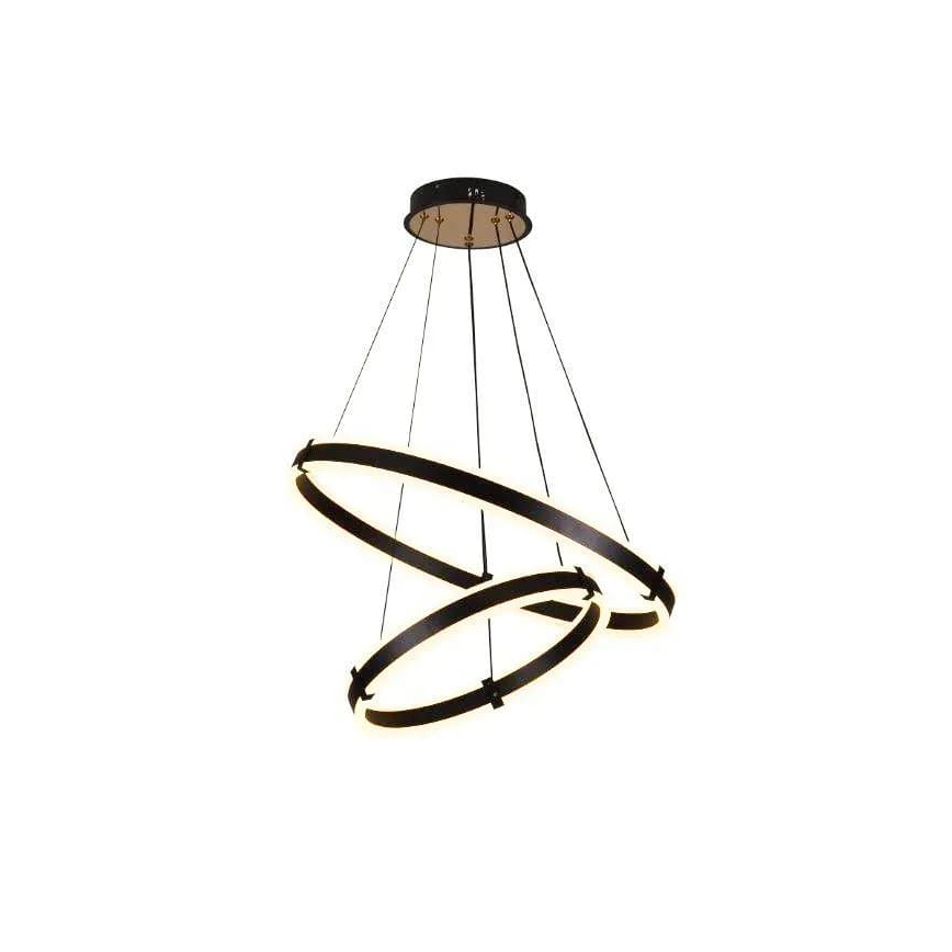 LED Zatemnitveni lestenec na vrvici LED/140W/230V 3000-6500K pr. 60 cm + Daljinski upravljalnik