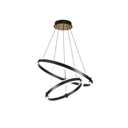 LED Zatemnitveni lestenec na vrvici LED/140W/230V 3000-6500K pr. 60 cm + Daljinski upravljalnik