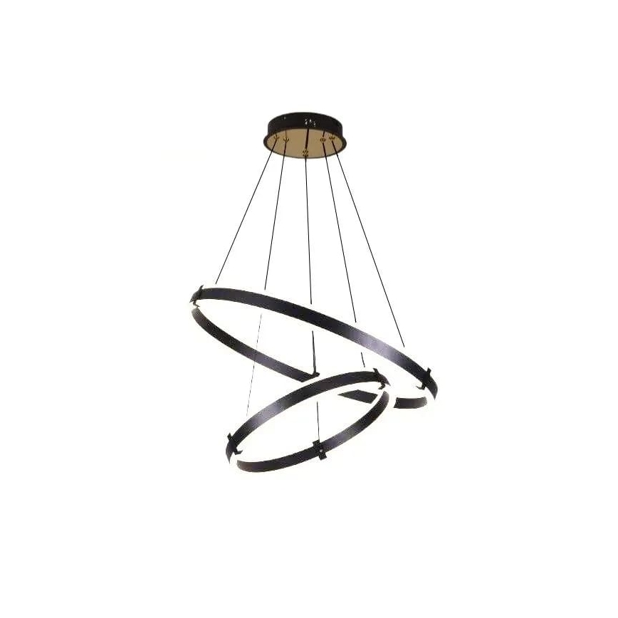 LED Zatemnitveni lestenec na vrvici LED/140W/230V 3000-6500K pr. 60 cm + Daljinski upravljalnik