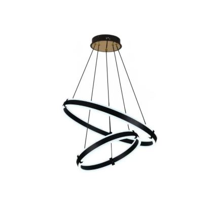 LED Zatemnitveni lestenec na vrvici LED/140W/230V 3000-6500K pr. 60 cm + Daljinski upravljalnik