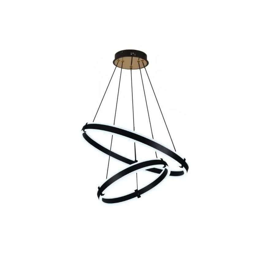 LED Zatemnitveni lestenec na vrvici LED/140W/230V 3000-6500K pr. 60 cm + Daljinski upravljalnik