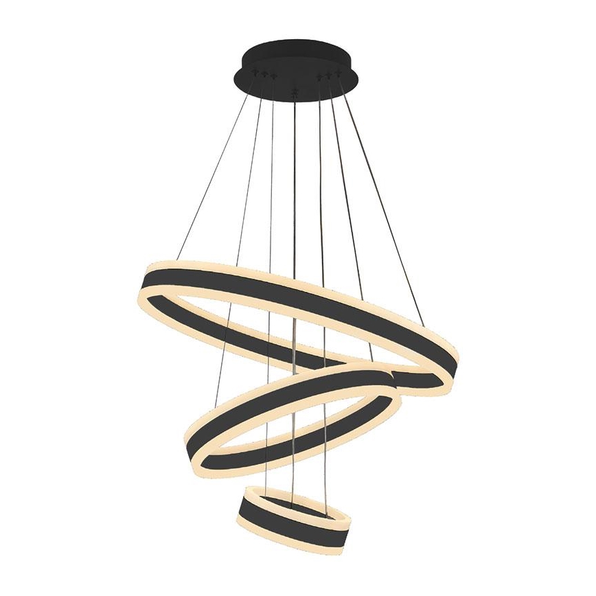 LED Zatemnitveni lestenec na vrvici LED/165W/230V 3000-6500K + Daljinski upravljalnik