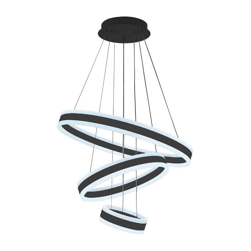 LED Zatemnitveni lestenec na vrvici LED/165W/230V 3000-6500K + Daljinski upravljalnik