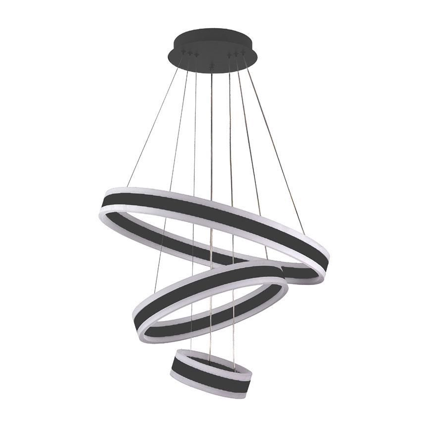 LED Zatemnitveni lestenec na vrvici LED/165W/230V 3000-6500K + Daljinski upravljalnik