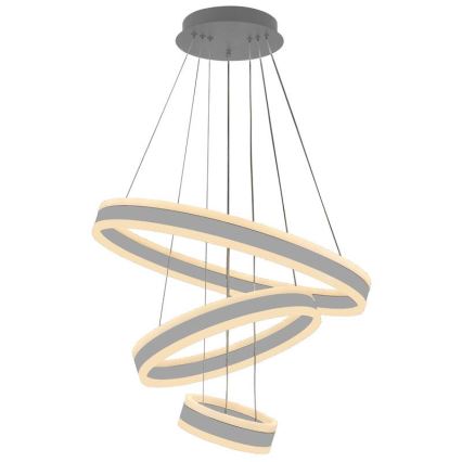 LED Zatemnitveni lestenec na vrvici LED/165W/230V 3000-6500K pr. 60 cm + Daljinski upravljalnik