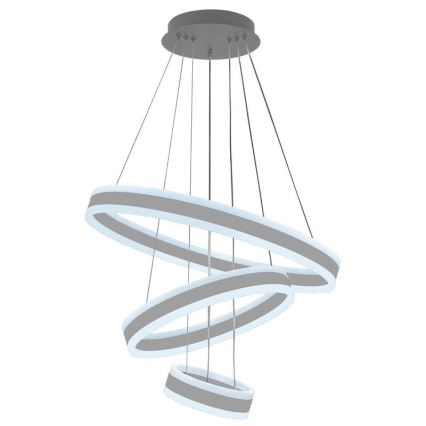 LED Zatemnitveni lestenec na vrvici LED/165W/230V 3000-6500K pr. 60 cm + Daljinski upravljalnik