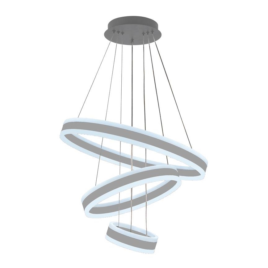 LED Zatemnitveni lestenec na vrvici LED/165W/230V 3000-6500K pr. 60 cm + Daljinski upravljalnik