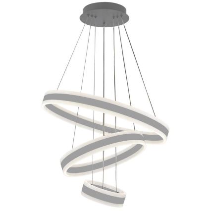 LED Zatemnitveni lestenec na vrvici LED/165W/230V 3000-6500K pr. 60 cm + Daljinski upravljalnik
