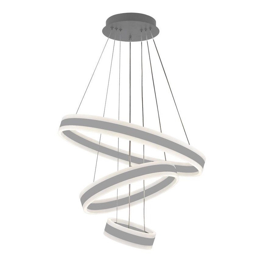 LED Zatemnitveni lestenec na vrvici LED/165W/230V 3000-6500K pr. 60 cm + Daljinski upravljalnik