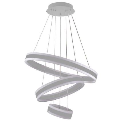 LED Zatemnitveni lestenec na vrvici LED/165W/230V 3000-6500K pr. 60 cm + Daljinski upravljalnik