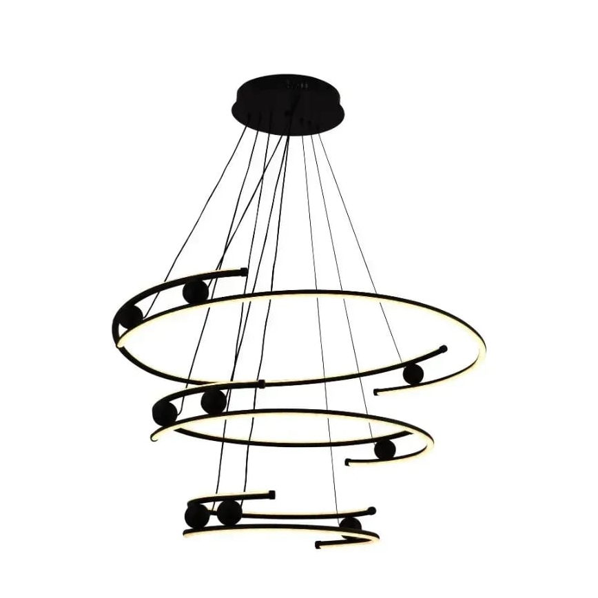 LED Zatemnitveni lestenec na vrvici LED/170W/230V 3000-6500K + Daljinski upravljalnik