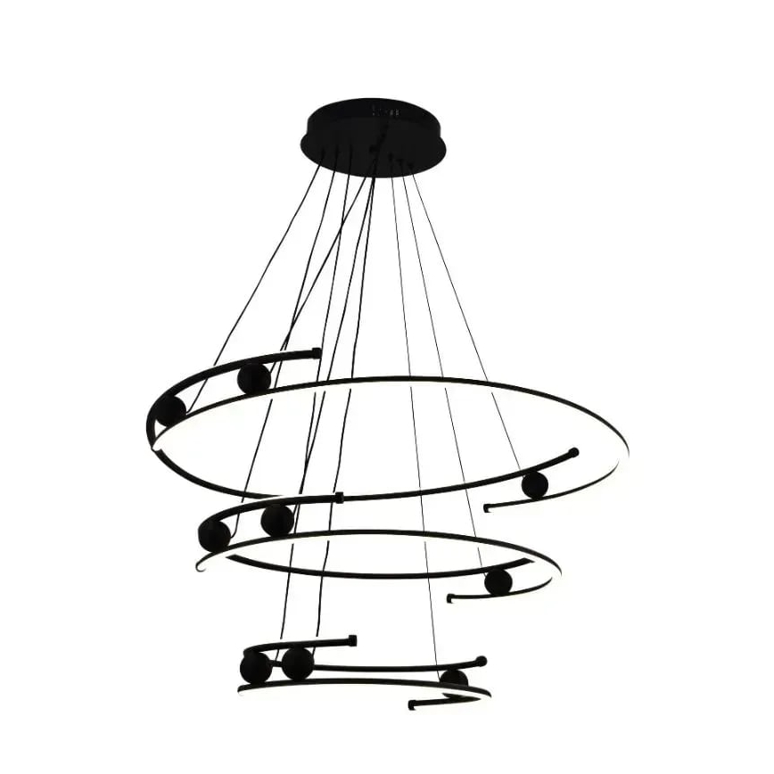 LED Zatemnitveni lestenec na vrvici LED/170W/230V 3000-6500K + Daljinski upravljalnik