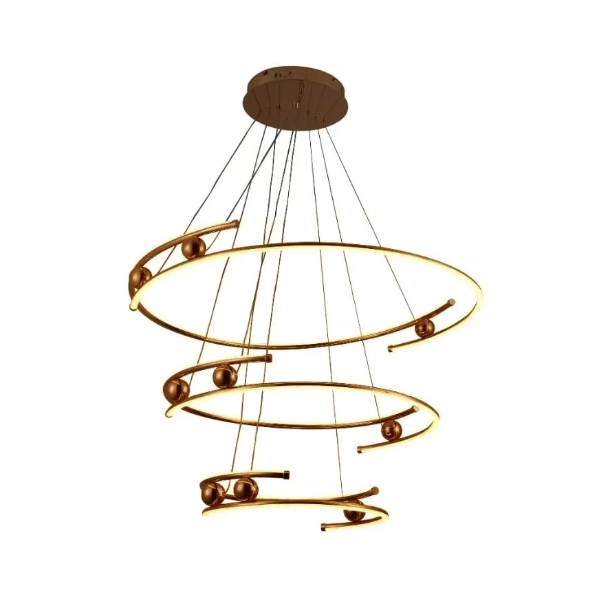 LED Zatemnitveni lestenec na vrvici LED/170W/230V 3000-6500K + Daljinski upravljalnik