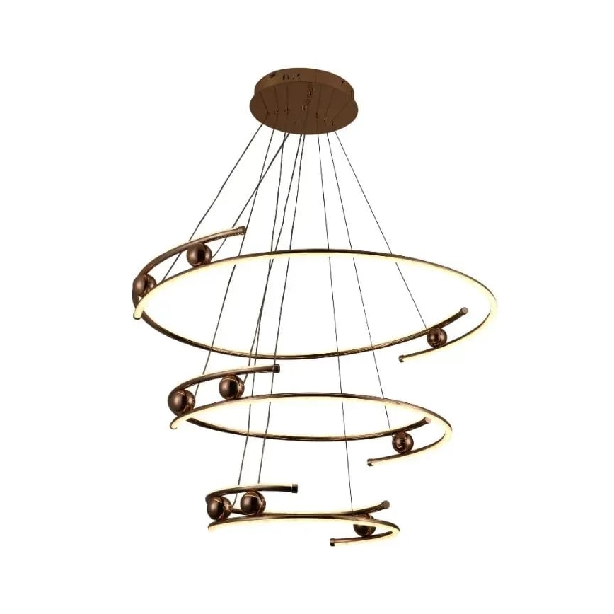 LED Zatemnitveni lestenec na vrvici LED/170W/230V 3000-6500K + Daljinski upravljalnik