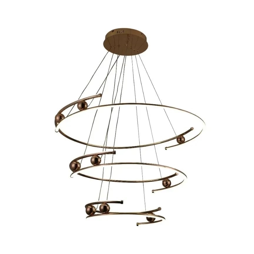 LED Zatemnitveni lestenec na vrvici LED/170W/230V 3000-6500K + Daljinski upravljalnik
