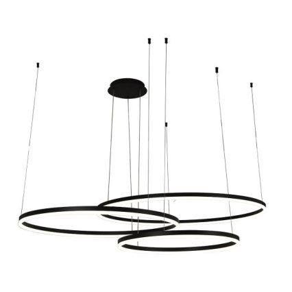 LED Zatemnitveni lestenec na vrvici LED/170W/230V 3000-6500K pr. 100 cm + Daljinski upravljalnik