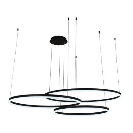 LED Zatemnitveni lestenec na vrvici LED/170W/230V 3000-6500K pr. 100 cm + Daljinski upravljalnik