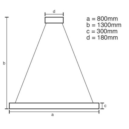 LED Zatemnitveni kristalni lestenec na vrvici LED/175W/230V 3000-6500K zlata + Daljinski upravljalnik