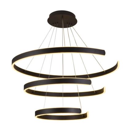 LED Zatemnitveni lestenec na vrvici LED/220W/230V 3000-6500K pr. 80 cm + Daljinski upravljalnik