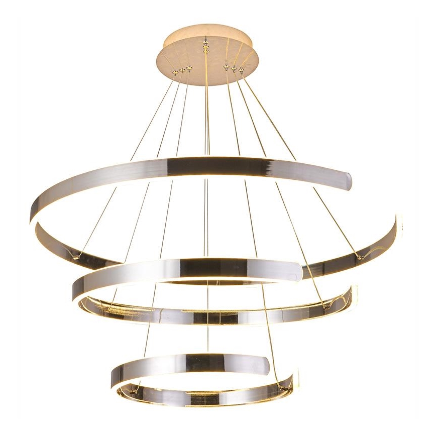 LED Zatemnitveni lestenec na vrvici LED/220W/230V 3000-6500K + Daljinski upravljalnik