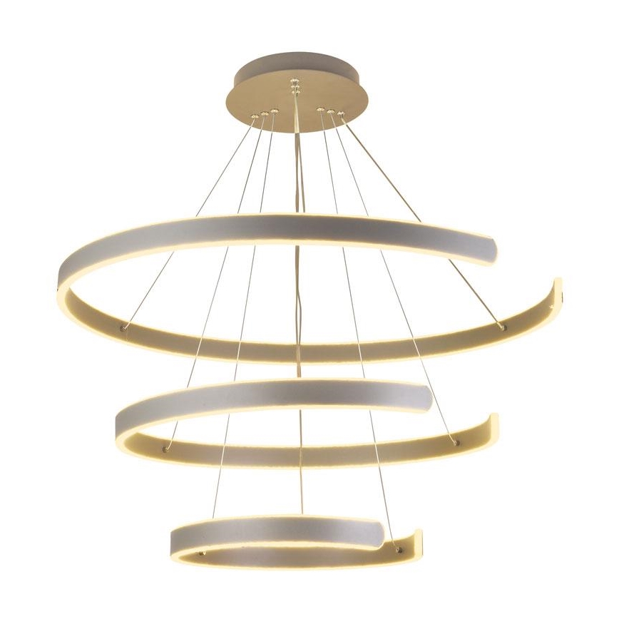 LED Zatemnitveni lestenec na vrvici LED/220W/230V 3000-6500K + Daljinski upravljalnik
