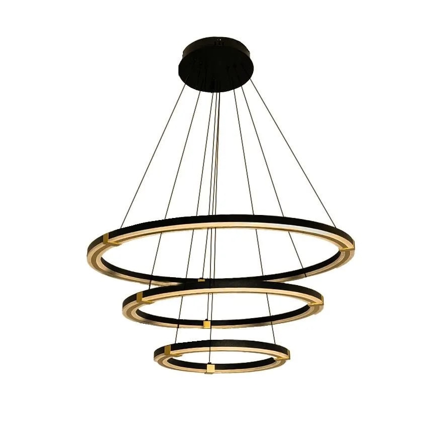 LED Zatemnitveni lestenec na vrvici LED/235W/230V 3000-6500K + Daljinski upravljalnik
