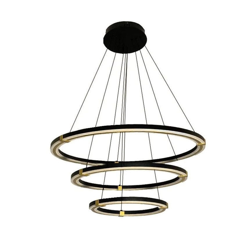 LED Zatemnitveni lestenec na vrvici LED/235W/230V 3000-6500K + Daljinski upravljalnik