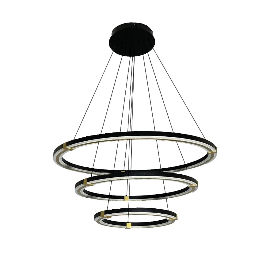 LED Zatemnitveni lestenec na vrvici LED/235W/230V 3000-6500K + Daljinski upravljalnik