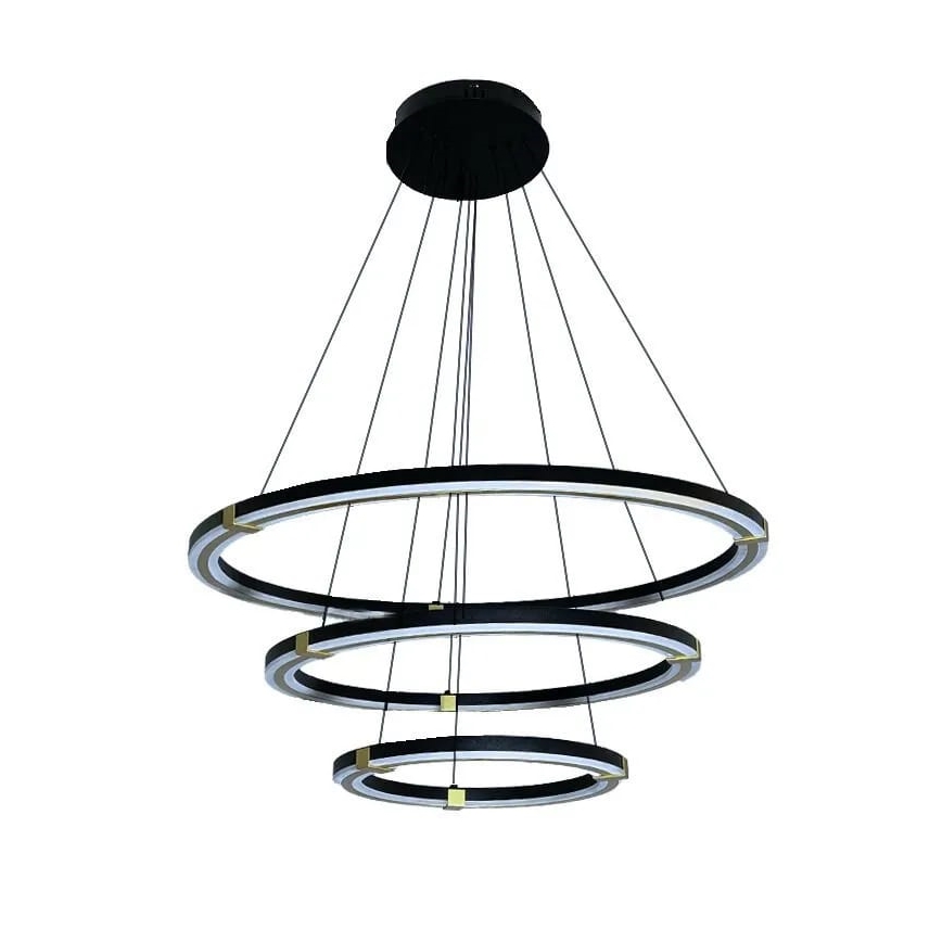 LED Zatemnitveni lestenec na vrvici LED/235W/230V 3000-6500K + Daljinski upravljalnik