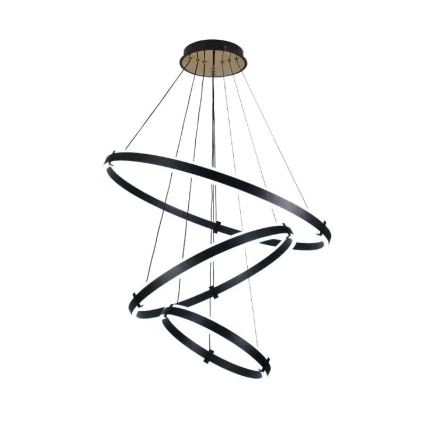 LED Zatemnitveni lestenec na vrvici LED/250W/230V 3000-6500K pr. 80 cm + Daljinski upravljalnik