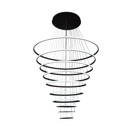 LED Zatemnitveni lestenec na vrvici LED/365W/230V 3000-6500K pr. 100 cm + Daljinski upravljalnik