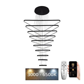 LED Zatemnitveni lestenec na vrvici LED/385W/230V 3000-6500K + Daljinski upravljalnik