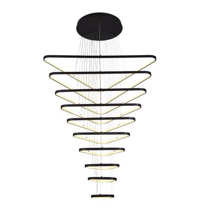 LED Zatemnitveni lestenec na vrvici LED/385W/230V 3000-6500K pr. 100 cm + Daljinski upravljalnik