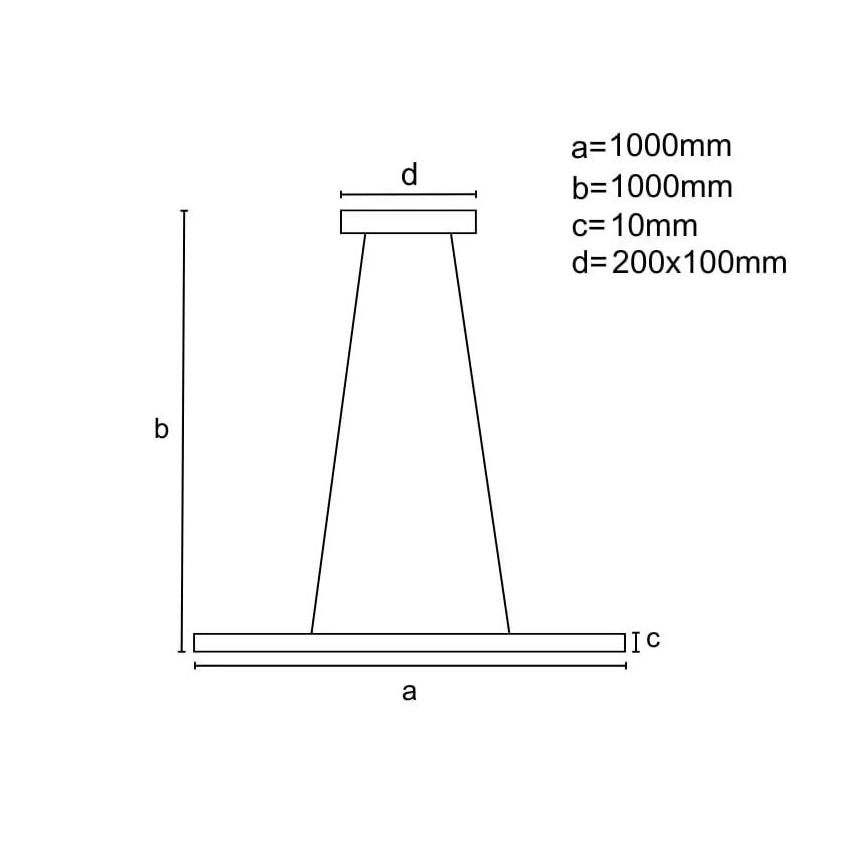 LED Zatemnitveni lestenec na vrvici LED/40W/230V 3000-6500K bela + Daljinski upravljalnik