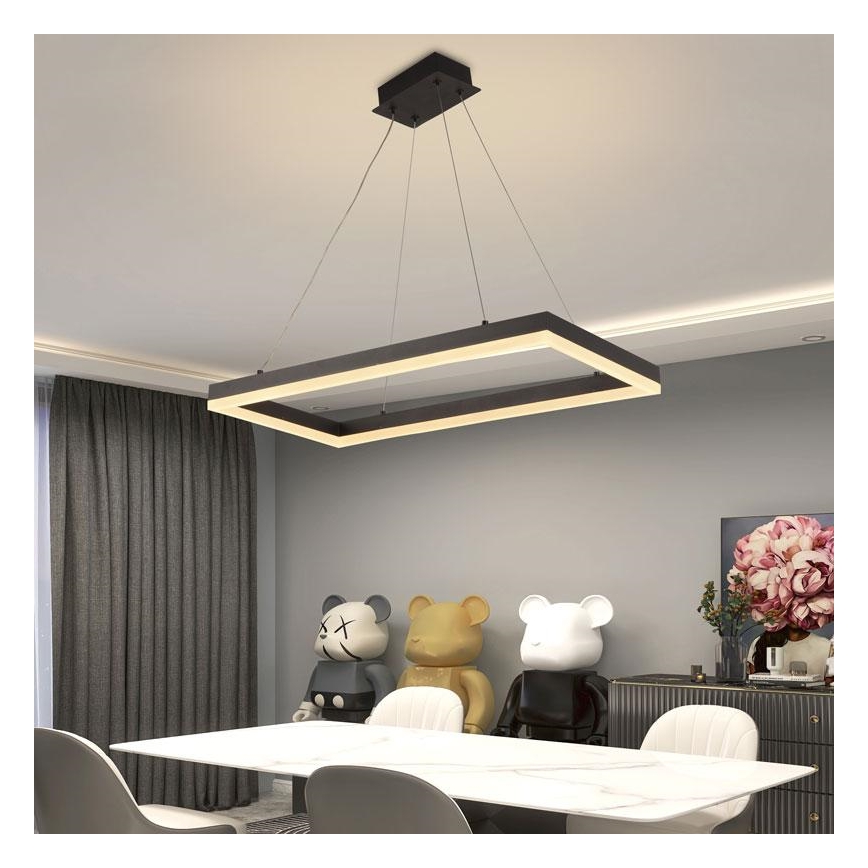 LED Zatemnitveni lestenec na vrvici LED/40W/230V 3000-6500K + Daljinski upravljalnik