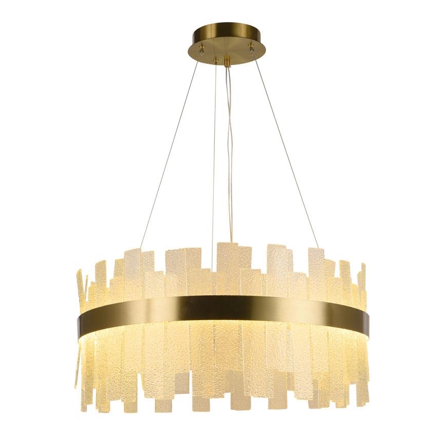 LED Zatemnitveni kristalni lestenec na vrvici LED/40W/230V 3000-6500K + Daljinski upravljalnik