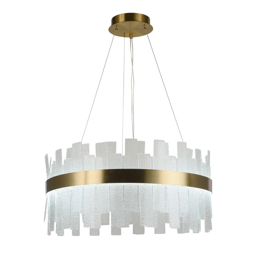 LED Zatemnitveni kristalni lestenec na vrvici LED/40W/230V 3000-6500K + Daljinski upravljalnik