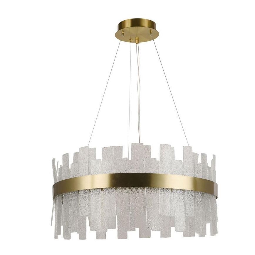 LED Zatemnitveni kristalni lestenec na vrvici LED/40W/230V 3000-6500K + Daljinski upravljalnik
