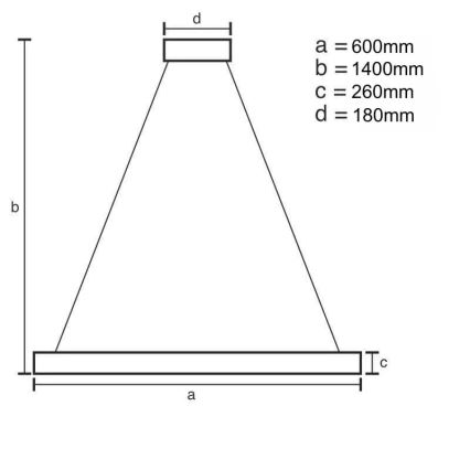 LED Zatemnitveni kristalni lestenec na vrvici LED/40W/230V 3000-6500K + Daljinski upravljalnik